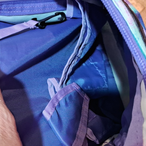 JanSport 5 pocket multicolor backpack with water bottle holder - Picture 6 of 9